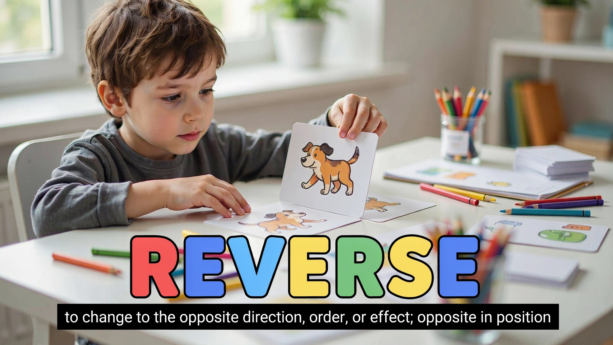 English Illustration for reverse